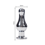 Plug Anal Chupete <br> Diamante Azul Claro