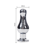 Plug Anal Chupete <br> Diamante Azul Claro