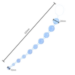 dimensiones bolas anales Jalea Azul Claro