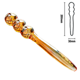 butt plug cristal triple bolas de oro