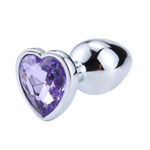 butt plug corazón violeta