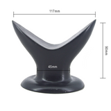 anal plug Silicona Pinza Negra dimensiones