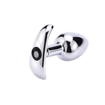 plug anal ancla base con diamante negro