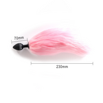 plug anal Cola De Zorro Fiesta Orgásmica rosa corto