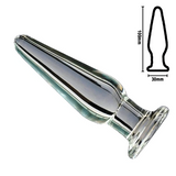 Plug Anal Cristal Cono Orgásmico