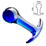 plug anal Cristal Bola Azul