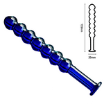 dimensiones Plug Anal Cristal Bolas Azules