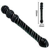 dimensiones Plug Anal Cristal Mago Negro