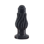 plug anal Silicona XL Bombilla Espiral Negro