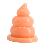 Plug Anal Silicona XL Poop Beis