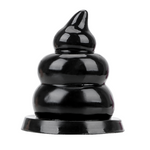 Plug Anal Silicona XL Poop Negro