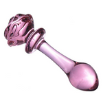 Plug Anal Cristal Flor Rosa