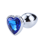 tapón anal corazón azul