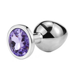 tapón anal diamante violeta