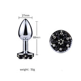 Plug Anal Perlas Negras
