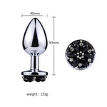 Plug Anal Perlas Negras