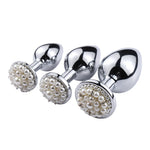 Plug Anal Perlas Blancas