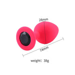 Plug Anal Cereza <br> Diamante Negro