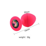 Plug Anal Cereza <br> Diamante Arco Iris