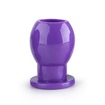 Plug Anal Hueco Silicona Morado