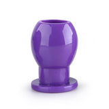 Plug Anal Hueco Silicona Morado