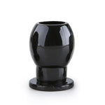 Plug Anal Hueco Silicona Negro