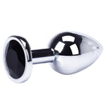 plug anal diamante negro de lujo