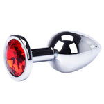 plug anal diamante rojo