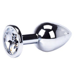 plug anal diamante transparente