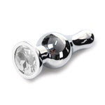 Plug Anal Chupete <br> Diamante Blanco
