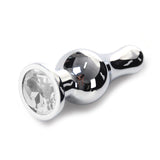 Plug Anal Chupete <br> Diamante Blanco