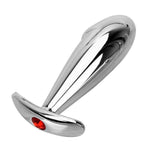 tapón anal Metal Dildo Diamante Rojo