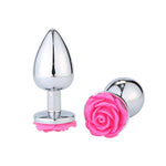 Plug Anal Espiral <br> Flor Rosa