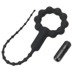 Plug Uretra Silicona <br> Bolas Vibrantes