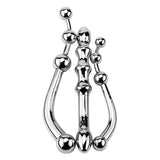Set Bolas Anales Metal tres cuentas anales