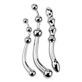 Set Bolas Anales Metal Triple Placer