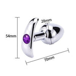 dimensiones butt plug ancla piedra morado