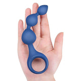 rosario anal Delicia Azul en una mano