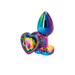 Plug Anal Arco Iris Corazón
