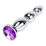 butt plug Largo Diamante Morado