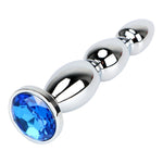butt plug Largo Diamante Azul