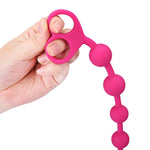 cuentas anales largas rosas detalles