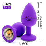 Plug Anal Silicona <br> Infierno Orgásmico