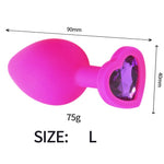 Plug Anal Rosa <br> Diamante Morado