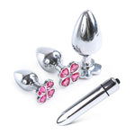 Set Plug Anal <br> Trébol Rosa