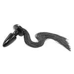 Plug Anal Cola De Caballo <br> Silicona Negro