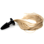 Plug Anal Cola De Caballo Rubia Larga