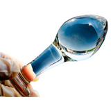plug anal cristal hombre de lado